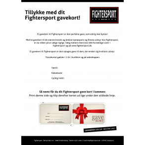 Gavekort (Vlg selv belb)