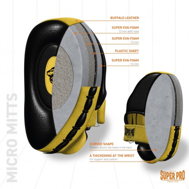 Super Super Pro Combat Gear Micro L�der plethandsker 